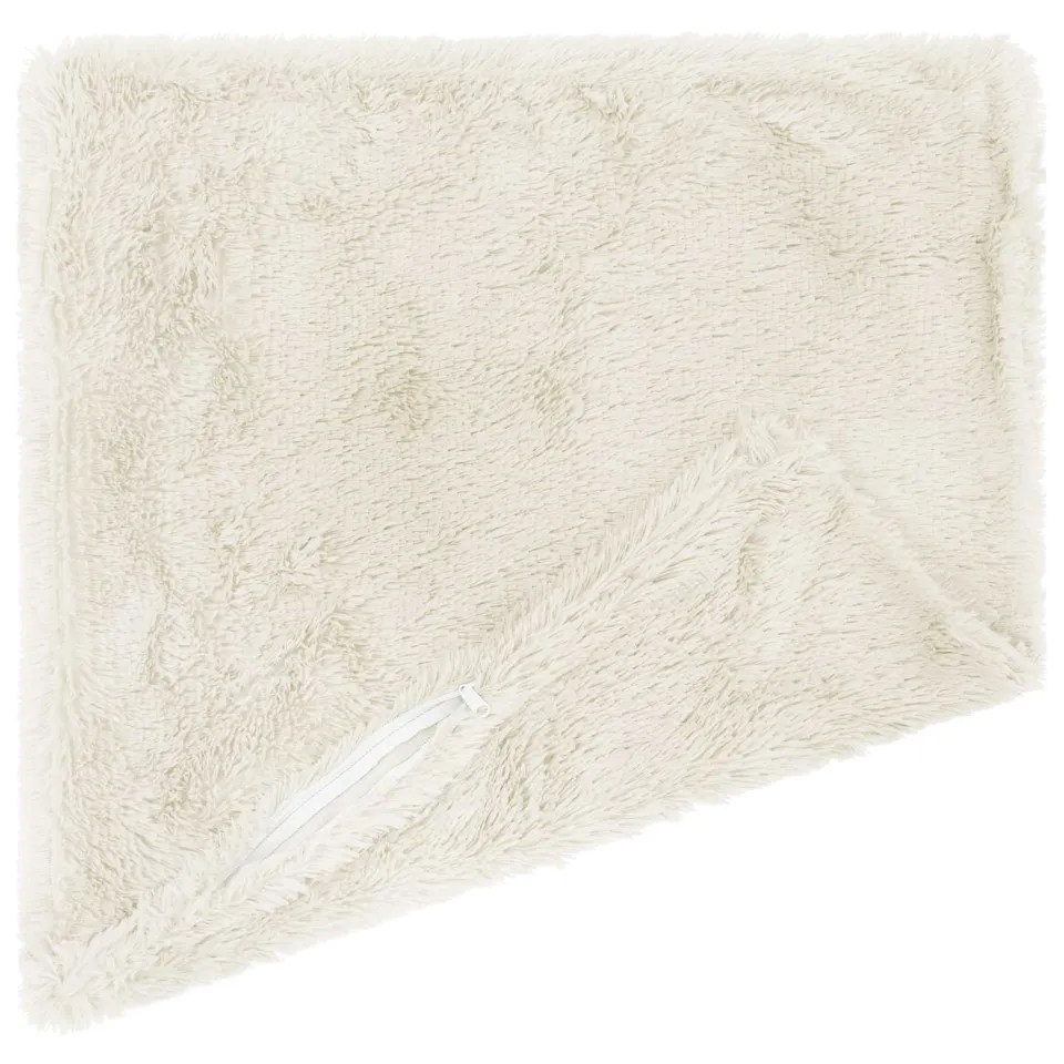 vidaXL Kussensloop 12 st HEERLEN Wit 50 x 50 cm PV Fleece, foto 4