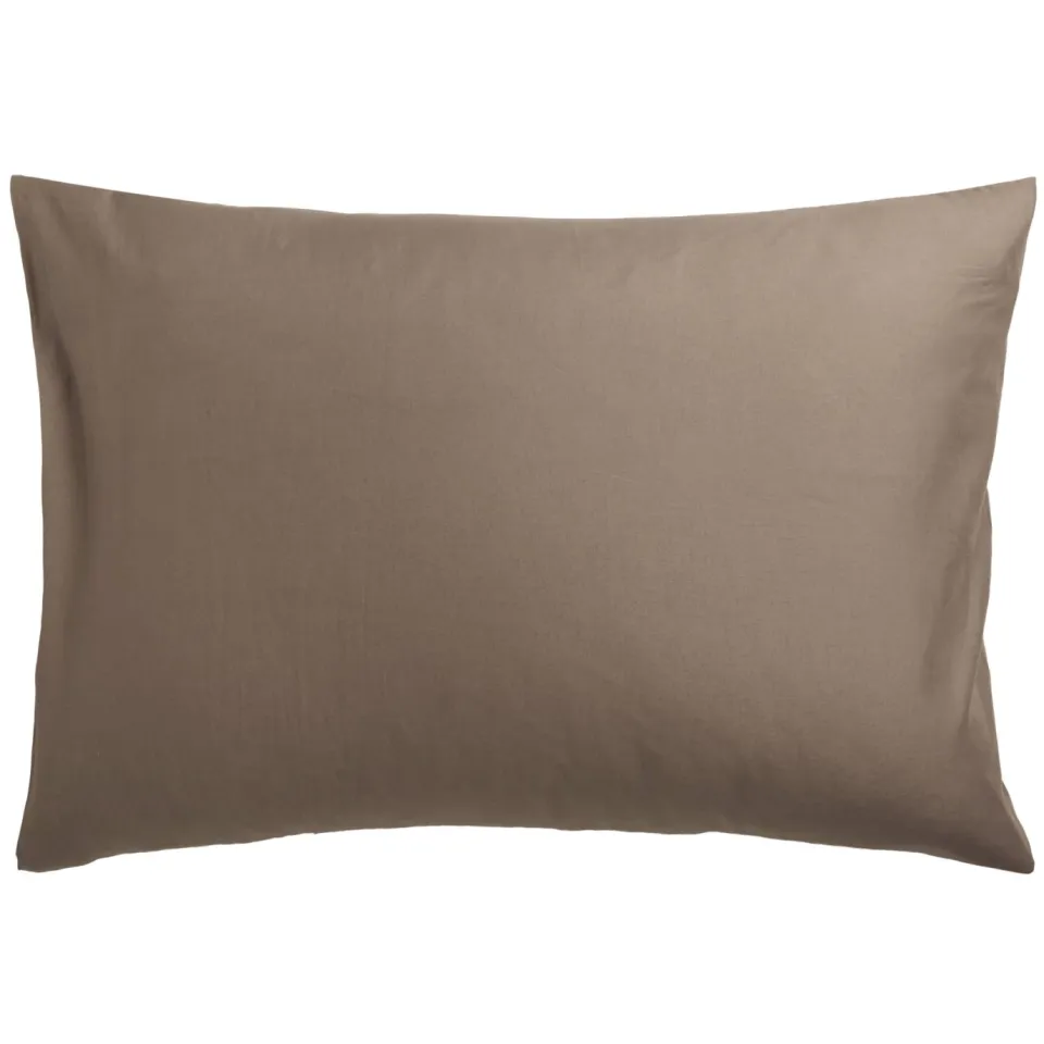 NOUS Living katoenen kussensloop taupe