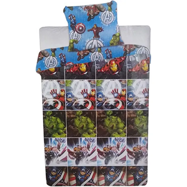 Marvel Avengers Dekbedovertrek - Eenpersoons - Marvel Avenger - Dekbed - 1-persoons multi colour