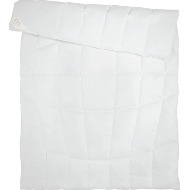 ERWIN M. 4-seizoenen dekbed Star met doorgestikte lichaamszones; 140x200 cm (BxL); wit