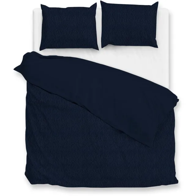 Zohome Teddy Fleece Dekbedovertrek Pile di Sherpa – Dekbedovertrek - Navy Blue, foto 2