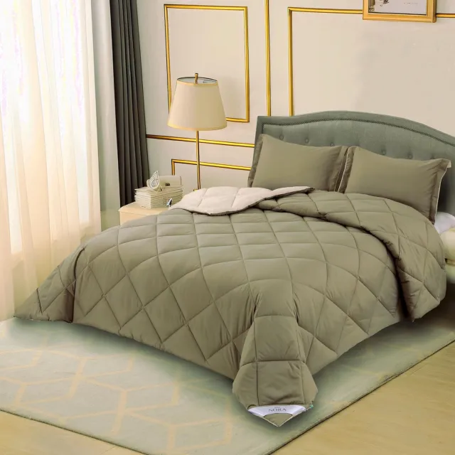 Duraxl Dekbed - 180 cm - Omkeerbaar - Beige