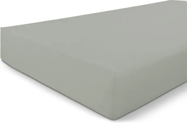 Walra Jersey Hoeslaken - Hoeslaken 80x200 - 100% Katoen - Grijsgroen
