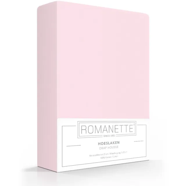 Romanette Luxe Verkoelend Hoeslaken Katoen - Roze