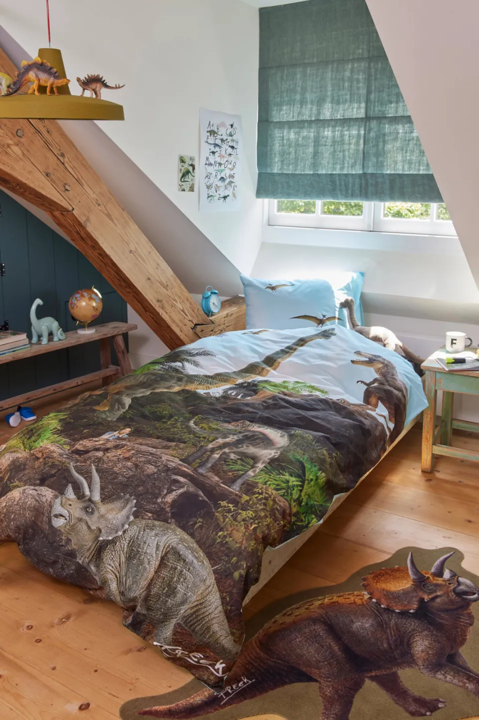 Freek Vonk Beddinghouse kids katoenen dekbedovertrek dino 1 persoons (140x200 cm) multi, foto 2