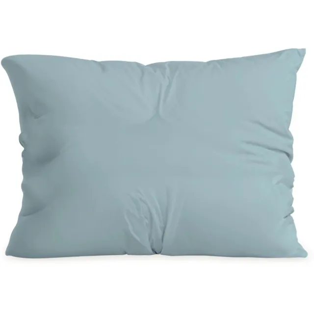 Zelesta Pure Duo Katoen Kussensloop set van 2 - Grijsblauw 80x80cm