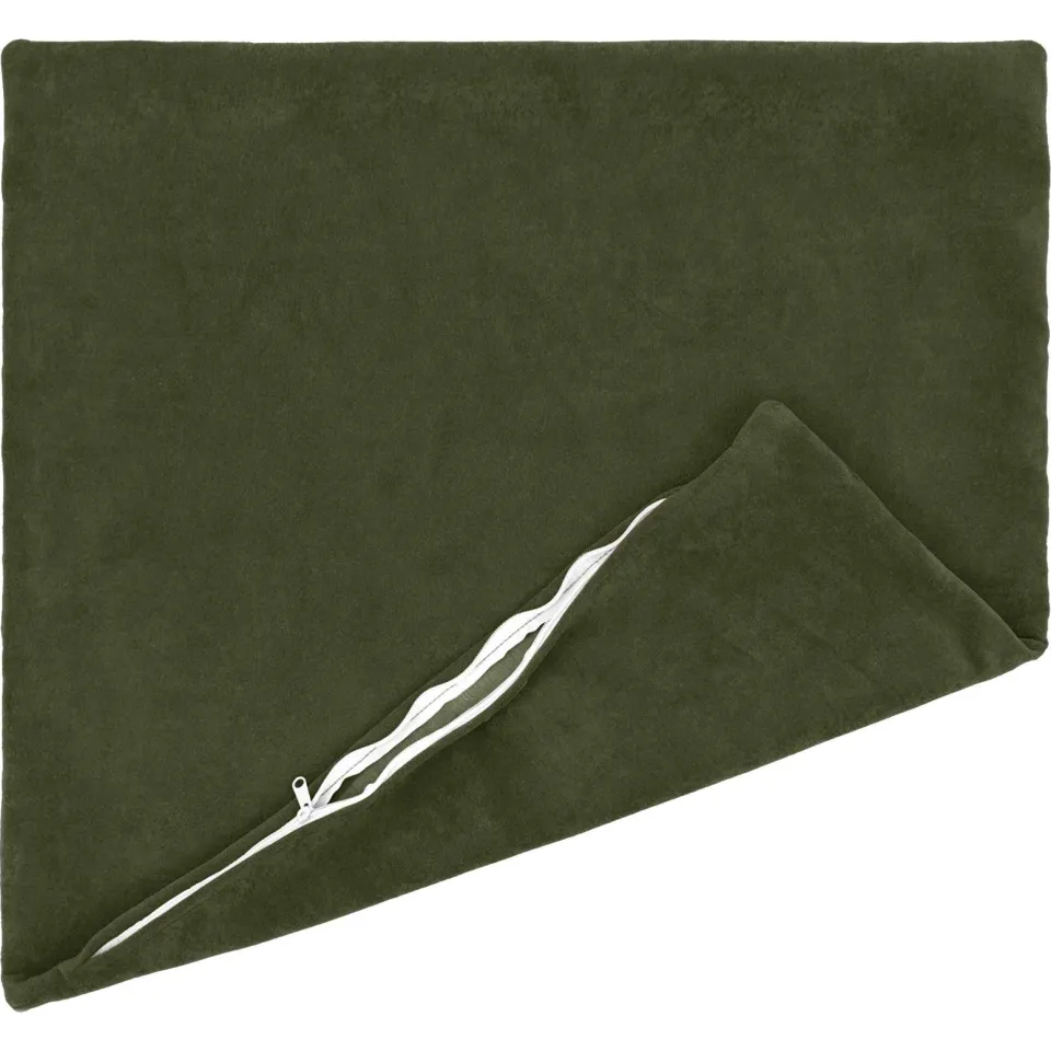 vidaXL Kussensloop 6 st HEERLEN Groen 65 x 65 cm Microfiber Fleece, foto 3