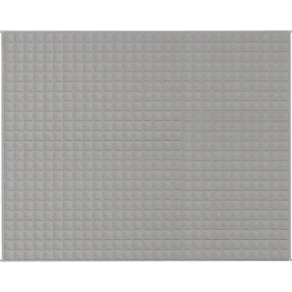 vidaXL Verzwaringsdeken 235x290 cm 11 kg stof grijs