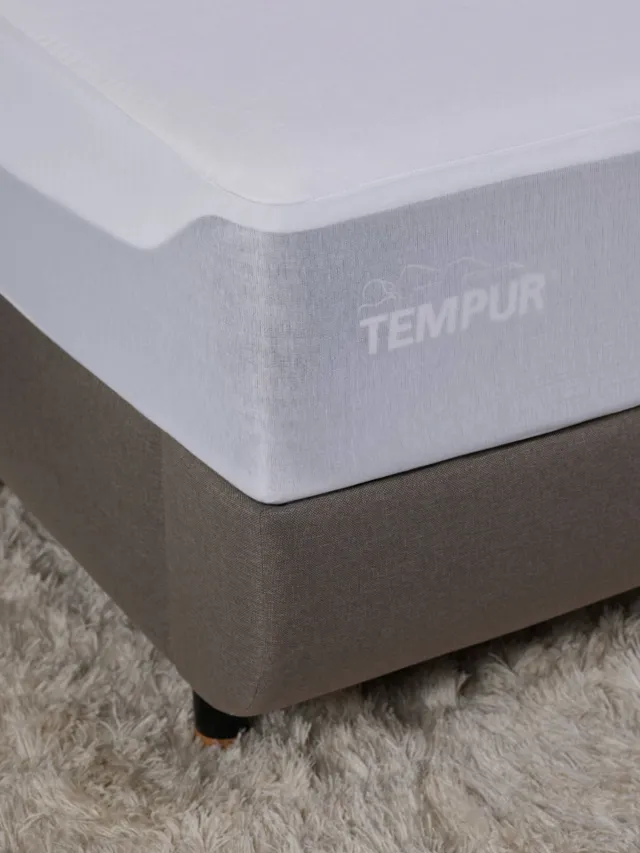 TEMPUR thermoregulerende matrasbeschermer wit