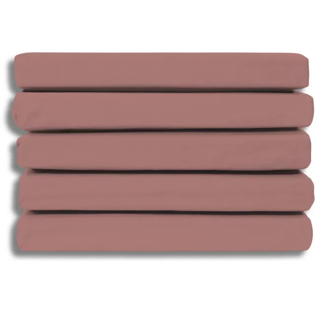 Ten Cate Hoeslaken 90x220 - Katoensatijn - Hoeslakens - Geschikt voor boxspring en matras - Hoekhoogte 35cm - Elastiek Rondom - Strijkvrij - Ash Rose Asroze