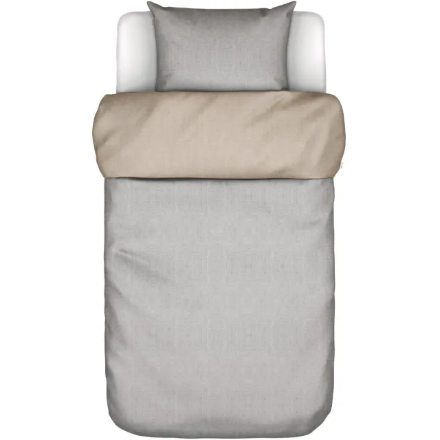 Marc O'Polo Dekbedovertrek Malthe Light Grey - 50% lyocell, 30% gerecycled katoen