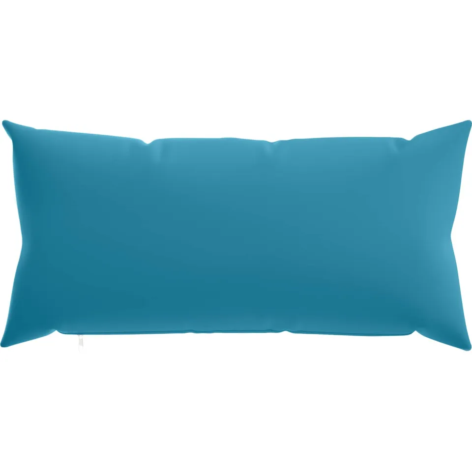 vidaXL Kussensloop 2 st HEERLEN Lichtblauw 40 x 80 cm Polyester
