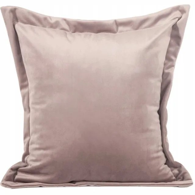 Eurofirany Decoratieve Kussensloop 45x45cm - Zacht Roze Velours
