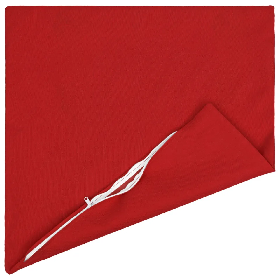 vidaXL Kussensloop 2 st HEERLEN Rood 70 x 70 cm Stof, foto 4