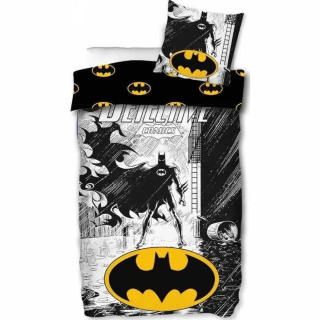 Batman Dekbedovertrek - 140x200Cm - Eenpersoons – 100% Katoen Multi