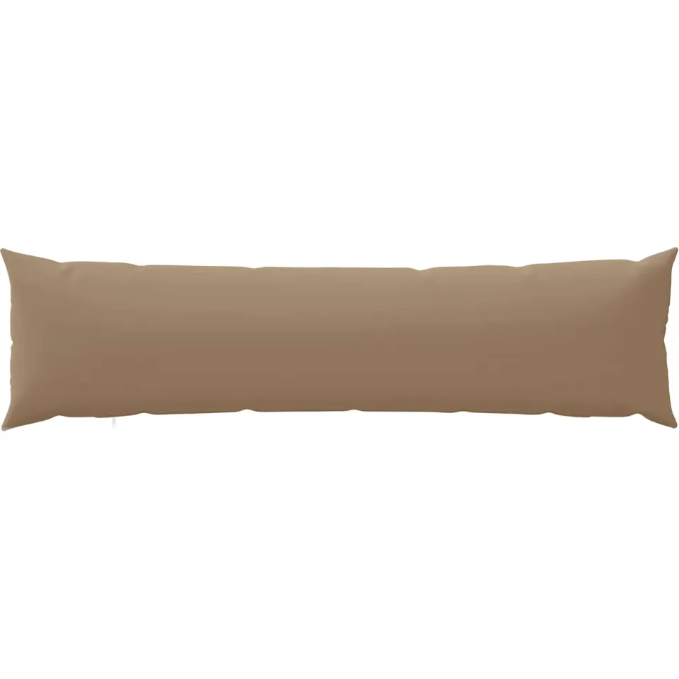 vidaXL Kussensloop 2 st HEERLEN Taupe 40 x 145 cm Polyester, foto 4