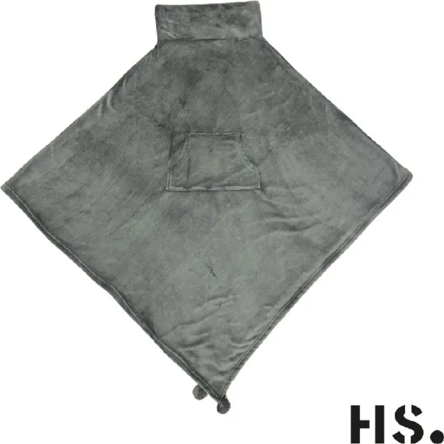 Home Society Plaid Hoodie - Imitatiebont - Grijs