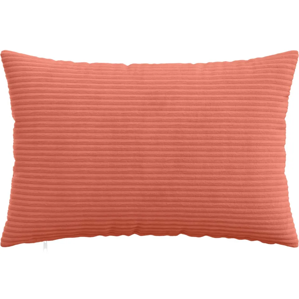 vidaXL Kussensloop 2 st HEERLEN Rood-oranje 50 x 80 cm corduroy