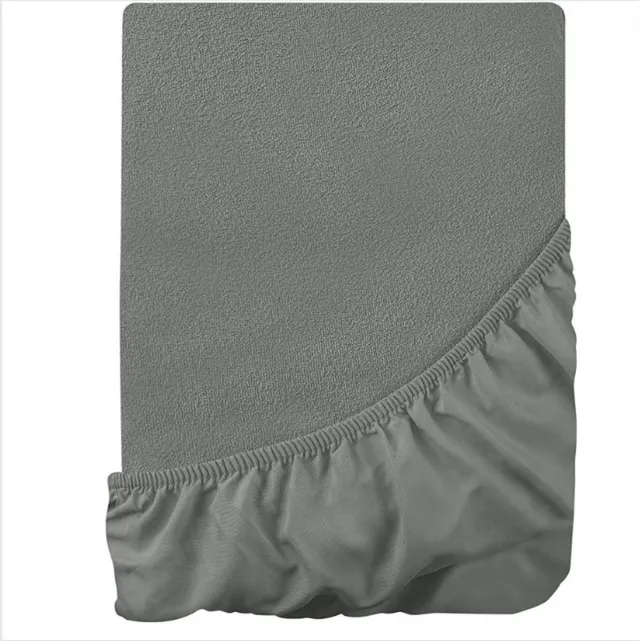 GUTEC Matrasovertrek 180x200 - Hoeslaken 180 x 200 Waterdicht - Ademende Matrasbeschermer - Grijs