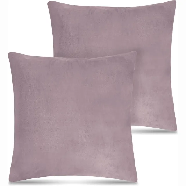Aspero 2 flanellen kussenslopen „Asmara“ roze