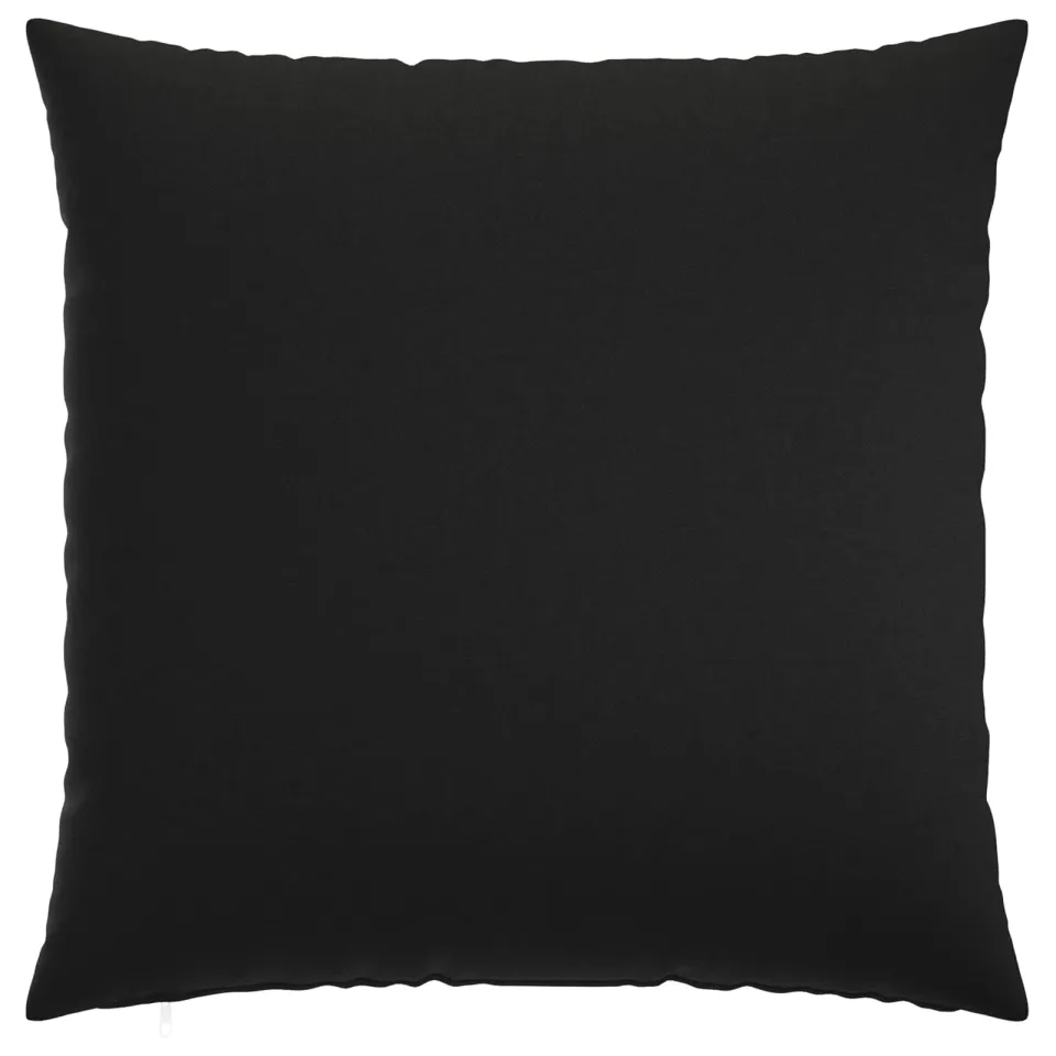 vidaXL Kussensloop 2 st HEERLEN Zwart 70 x 70 cm Stof