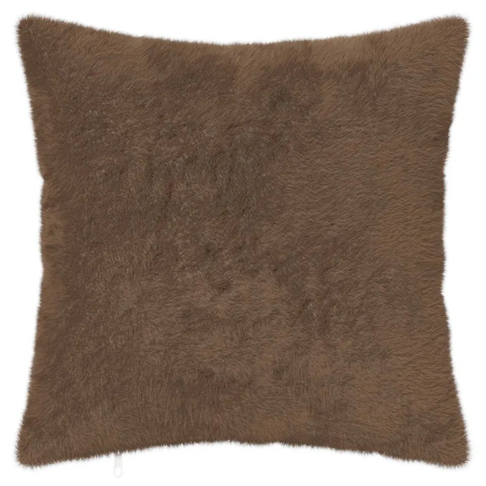 vidaXL Kussensloop 2 st HEERLEN Licht Bruin 45 x 45 cm