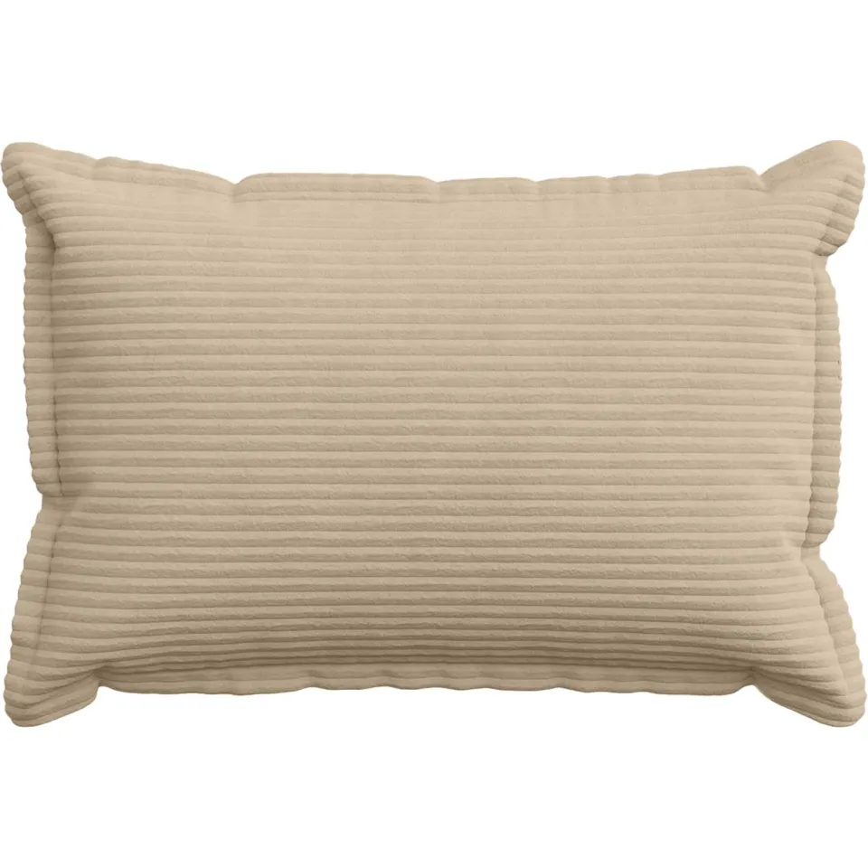 vidaXL Kussensloop 2 st HOUTEN Taupe 30 x 50 cm corduroy