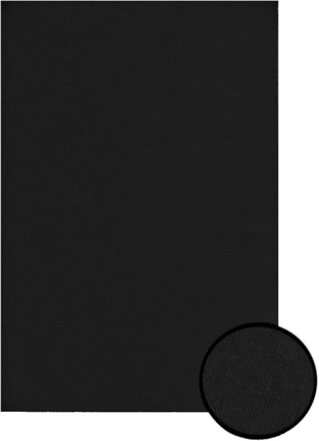 Koney Hoeslaken jersey 140 x 200 cm - Zwart - 160 g/m² - matras tot 20 cm
