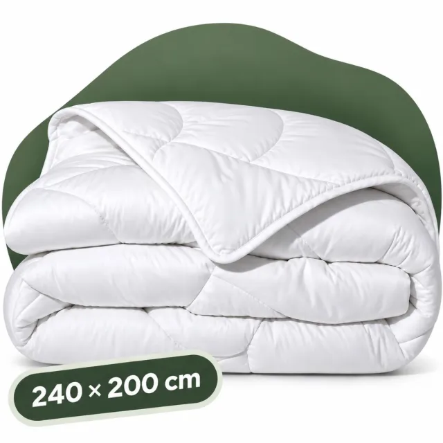 Sleeps Enkel Dekbed - Lits-Jumeaux - 240x200 cm - Anti Allergie - Comfort & Ademend - Zomerdekbed & Winterdekbed Wit