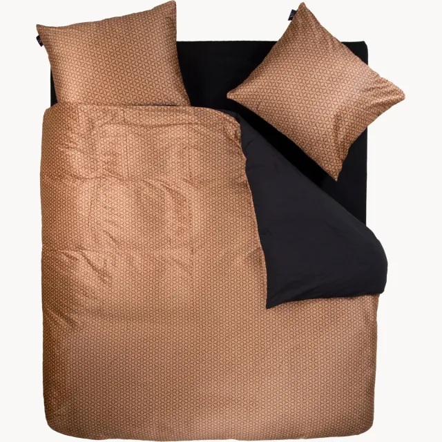 Y-not® Y-NOT - Dekbedovertrek met kussenslopen - Fluweel/Velvet Enjoy The Little Things Terra - 2 Persoons - 200x200/220 cm