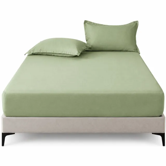 SWGOTA Groen hoeslaken 99 x 190 cm - Polyester - Effen, eenvoudig ontwerp
