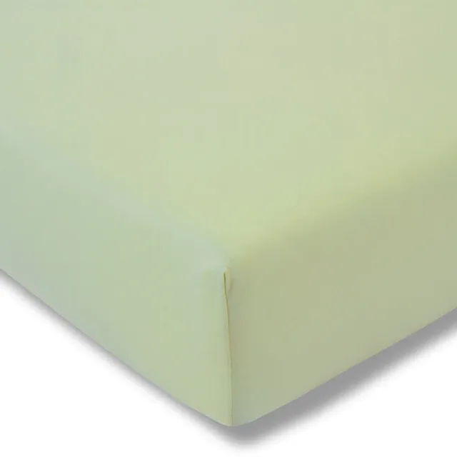 Estella 555 - Hoeslaken - 150 x 200 cm - Meigroen - Strijkvrij