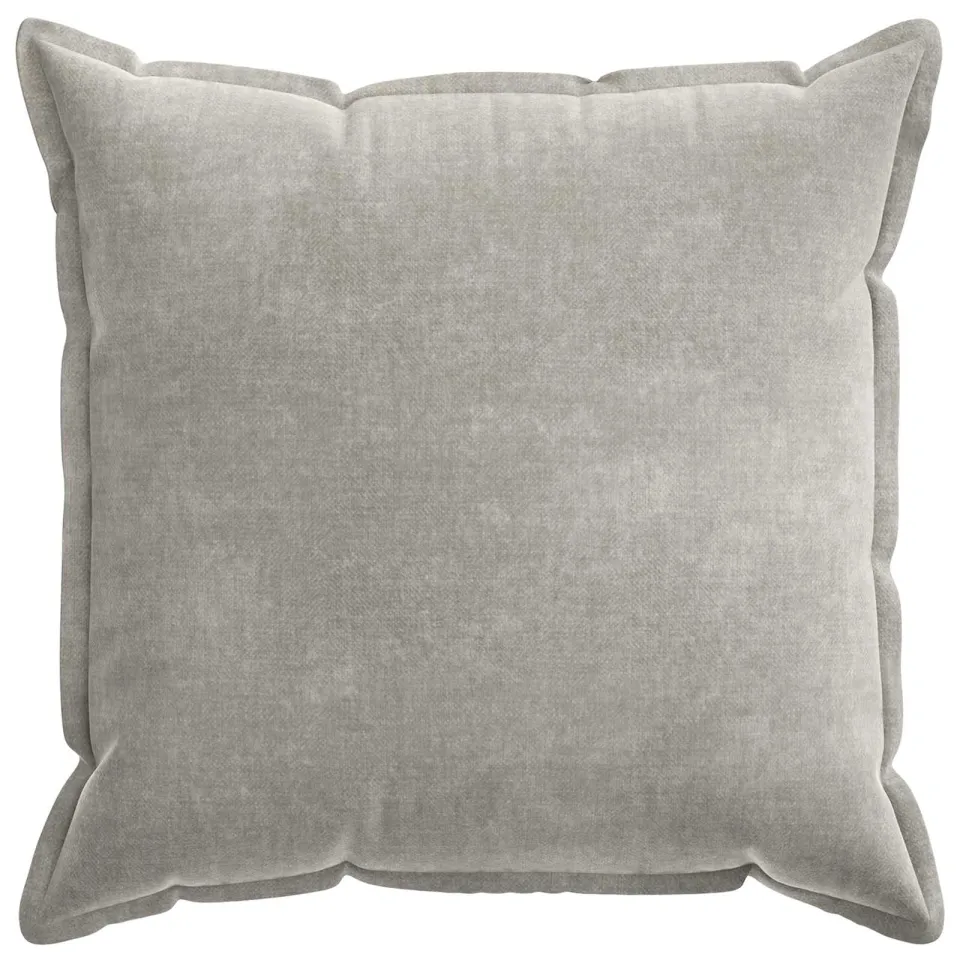 vidaXL Kussensloop 2 st HOUTEN Lichtgrijs 70 x 70 cm Chenille Stof