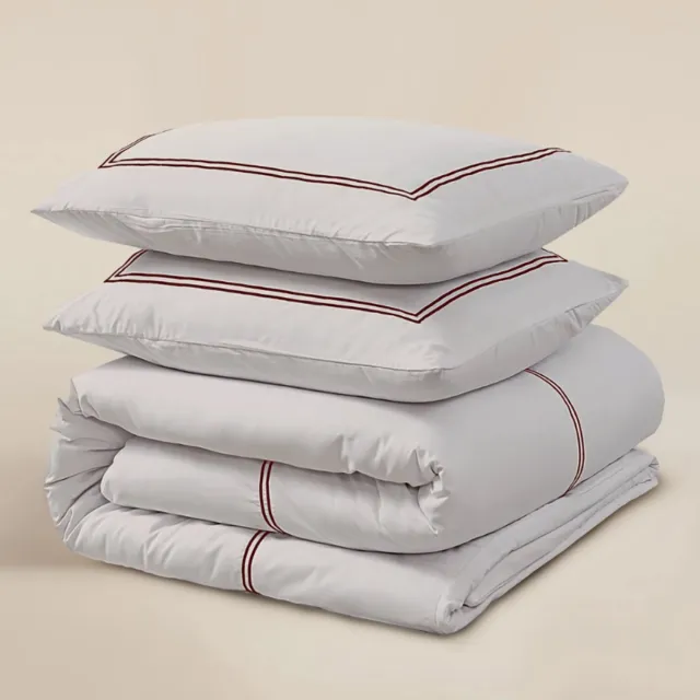 Primaviera Deluxe Brata Dekbedovertrek - Eenpersoons - 140X200/260 + 1 x kussensloop 60x70 - Taupe