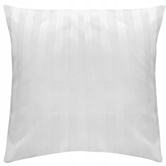 Darymex Hotel Kussensloop 40x40cm Wit Katoen met 2cm Strepen