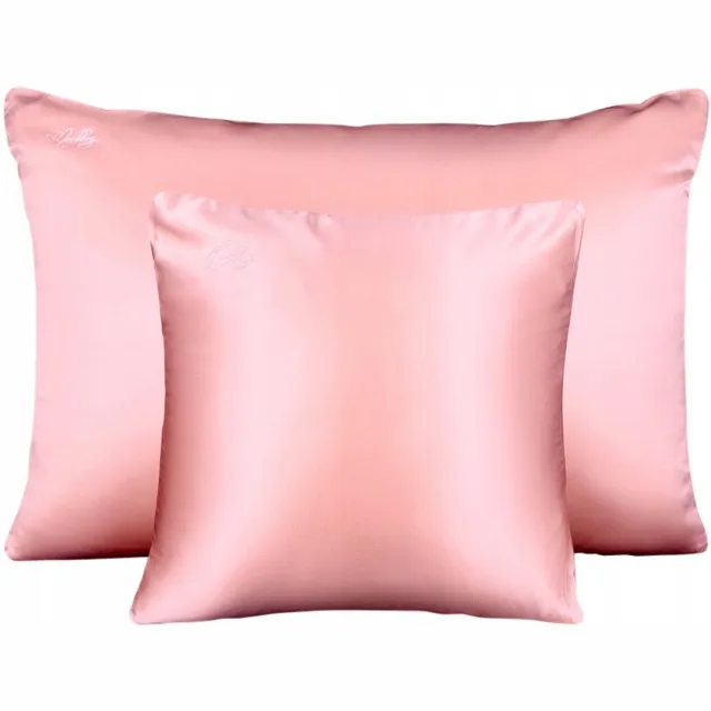 Malbery Merkloze Zijden Kussensloop 40x60cm - Lichtroze, 100% Moerbeizijde
