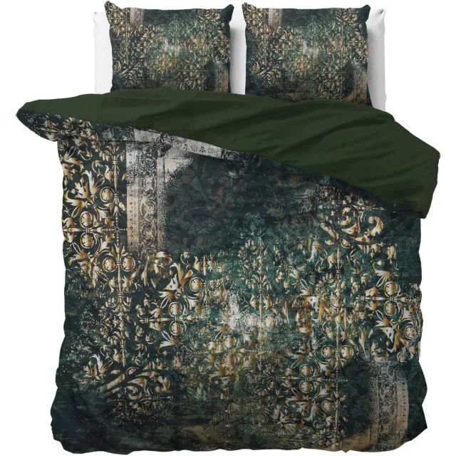 Dreamhouse dekbedovertrek Nairobi Green 200 x 220 cm Multi