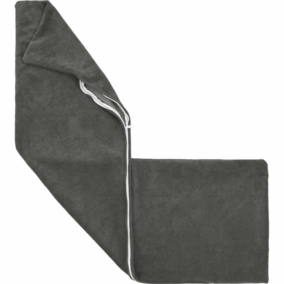 vidaXL Kussensloop HEERLEN Antraciet 40 x 145 cm Microfiber Fleece, foto 3