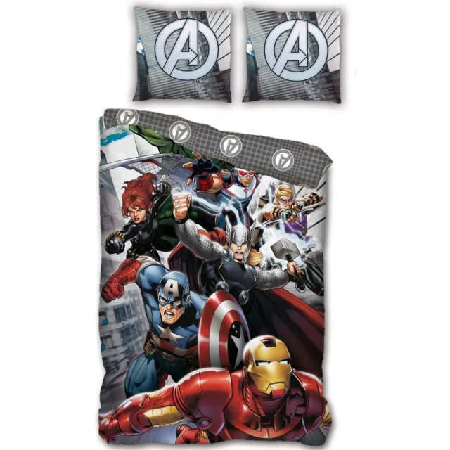 Marvel Avengers Dekbedovertrek Dream Team - Eenpersoons - 140 x 200 cm - Polyester Multi