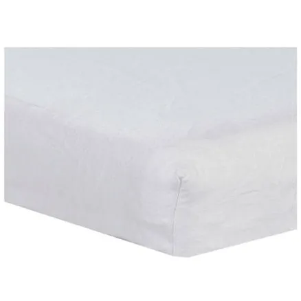 ABZ katoenen molton peuter matrasbeschermer 70x150 cm Kindermolton Wit