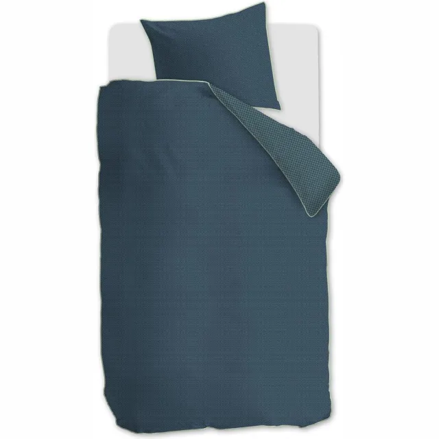 Kardol Richmond dekbedovertrek - Eenpersoons - 140x200/220 - Blauw Groen