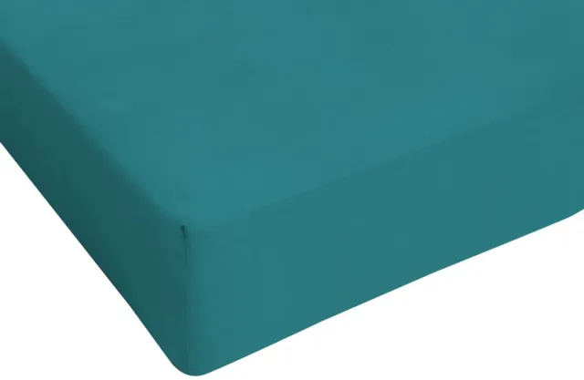 JGS ® Hoogwaardige Katoenen Bedlaken met Diepe Hoeken in Flesgroen, Comfortabel en Stijlvol