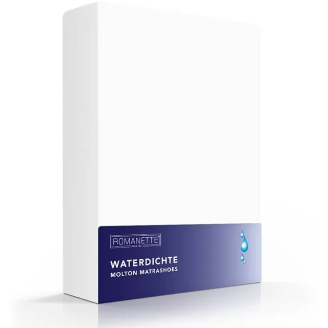 Romanette Matrasbeschermer Waterdicht - 100 x 200 cm - [Wit]