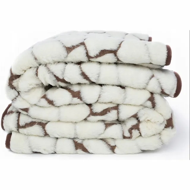 Dekbed 140x200 cm Luxe Merino & Kamelen Wol OnceDoce® – 100% Zuivere Australische Wol – Premium Wollen Dekbed 900 g/m² – Woolmark Certificaat – Wasbaar, Antiallergisch, Zacht & Warm bruin wit