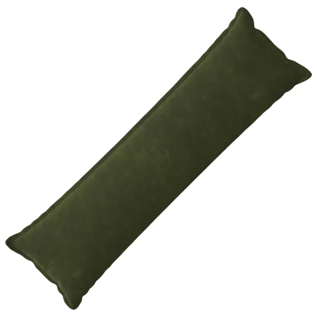 vidaXL Kussensloop HOUTEN Groen 40 x 145 cm Microfiber Fleece