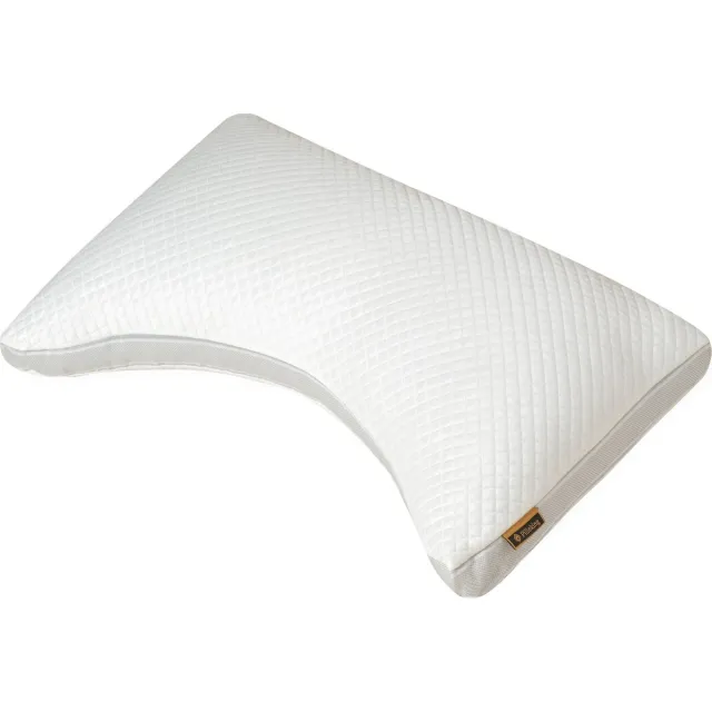 Pilloking Deluxe Hoofdkussen – Ergonomisch Traagschuim - Verstelbaar in Hoogte - Tegen Nekklachten - Luxe Tencel Hoes - Zij, Rug- & Buikslapers - 50x70cm - Verkoelende en Comfort zijde voor elk seizoen - Buitenhoes eenvoudig wasbaar wit