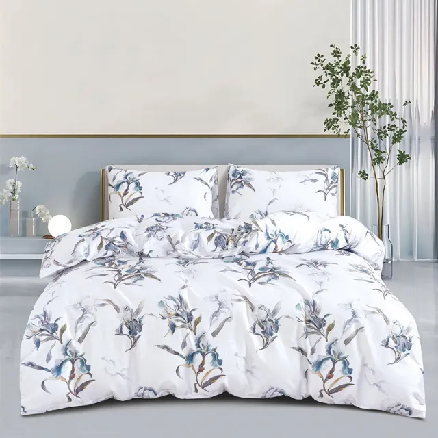 Dommelin Dekbedovertrekset Iris Dommelin 140x200/220cm Wit