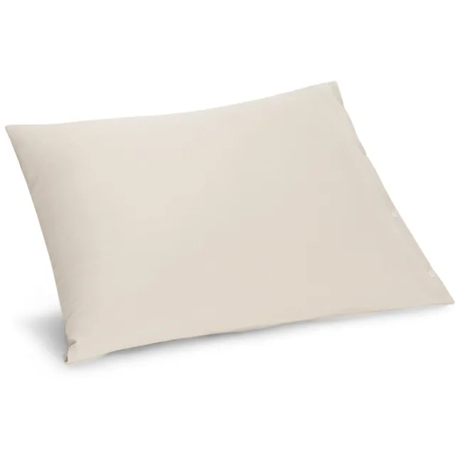 Yumeko kussensloop jersey sunrise wit 60x70 - Biologisch & ecologisch - 1 stuk Sunrise White