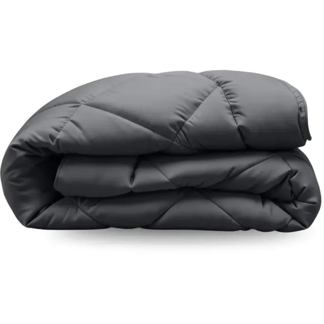 Zelesta Comfort Uni diamond Dekbed - Antraciet 240x200cm