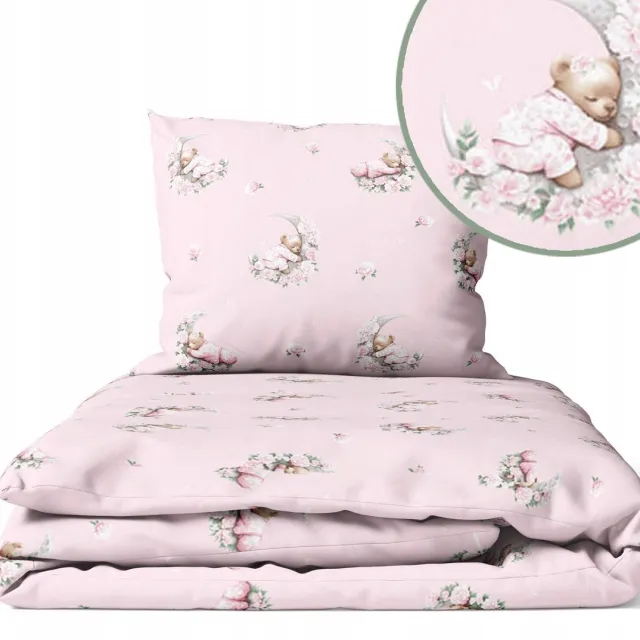 Ankras Kinderbeddengoed , 2-delig, Katoen, Twitnende Maan Multicolor